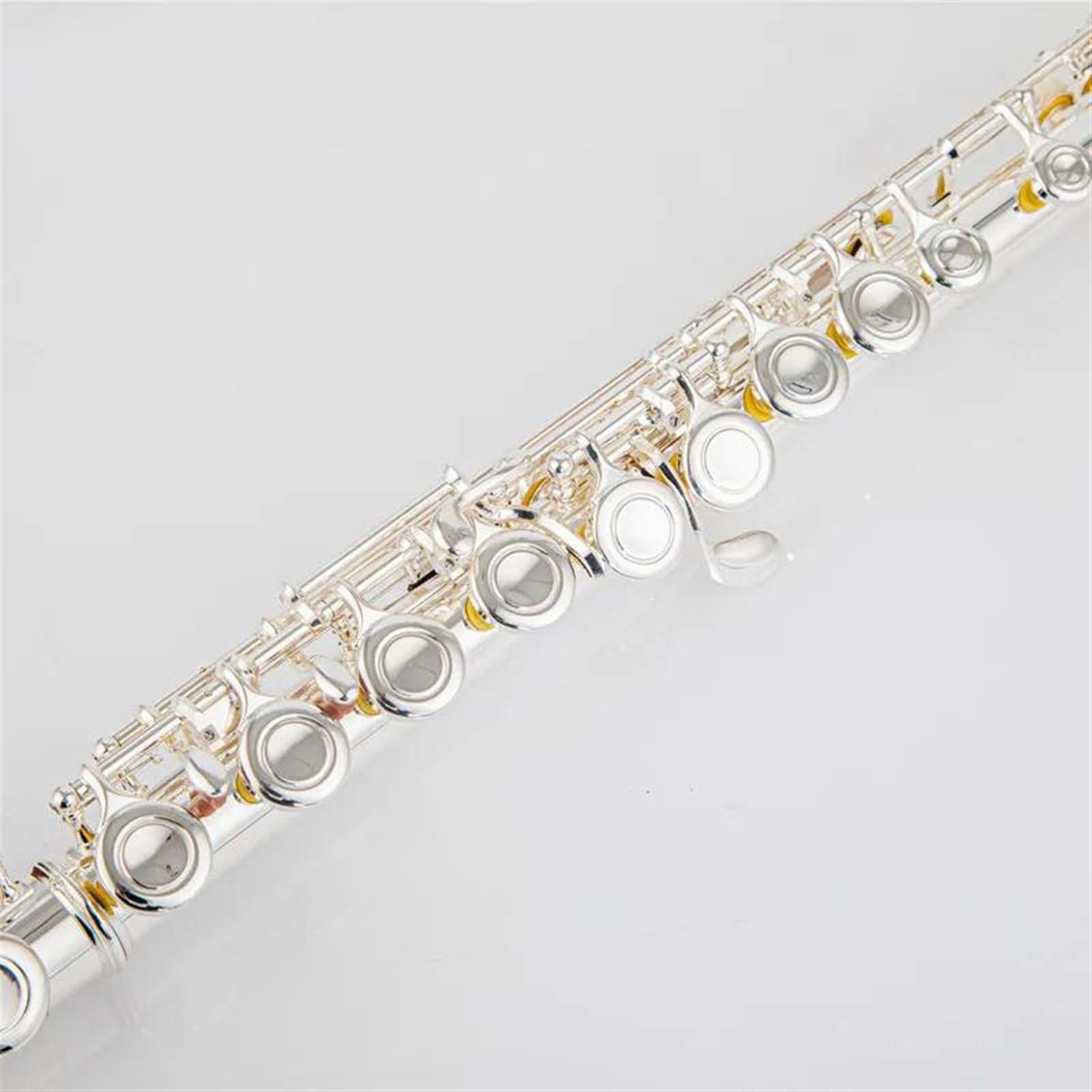 Instrumento De Flauta De Tono C Con Agujero Abierto, 17 Teclas, Chapado En Plata De Cuproníquel, Con Mecanismo E Flauta Travesera para Principiantes