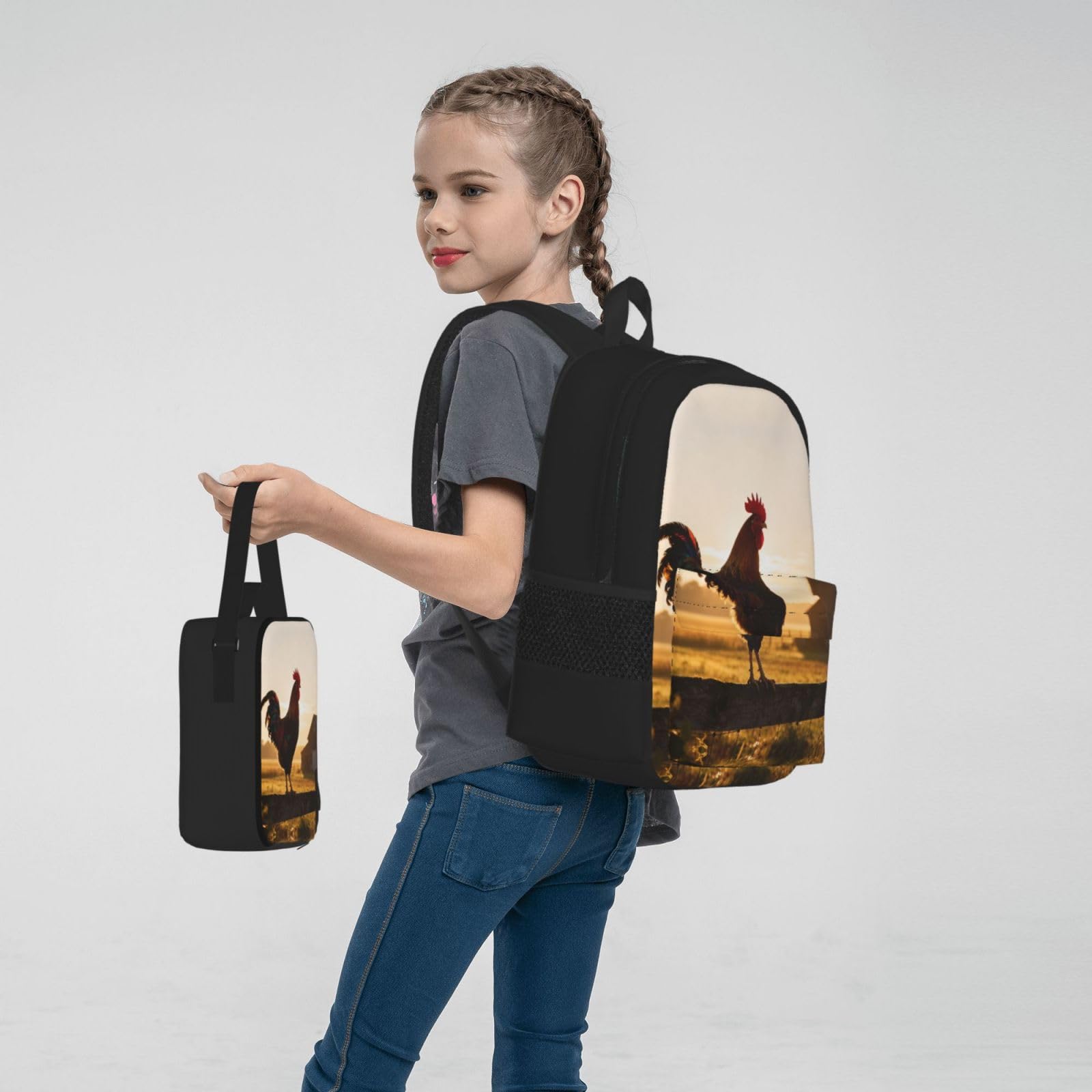 Set 3 in 1 borsa da viaggio per pendolari, borsa termica per il pranzo, borsa termica per il pranzo con tasca per laptop