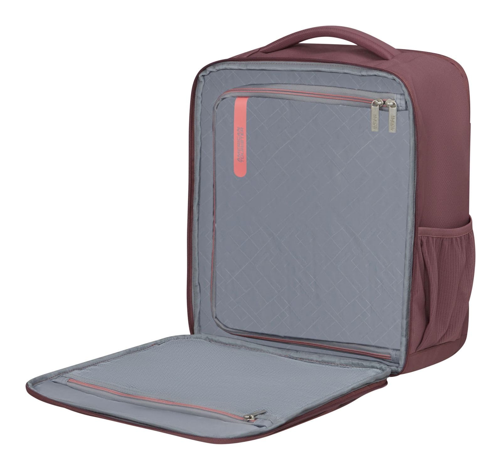 American Tourister zaino borsa da viaggio con scomparto per laptop Wanderlite Cabin Backpack 26,5L Galactic Mauve malva