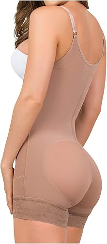 Miniatura 2 de Fajas Delgadas de Busto Abierto en Medio Muslo MARIAE Fajas Colombianas Moldeadoras