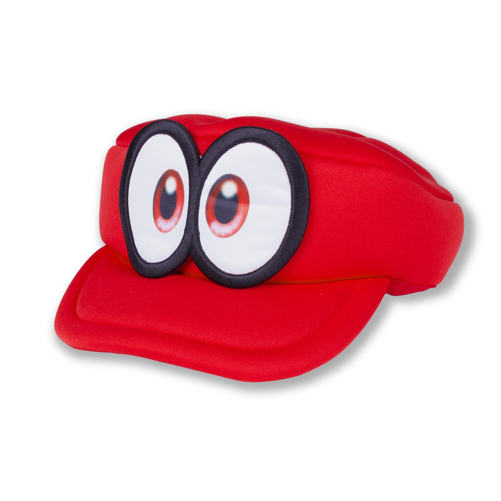 Super Odyssey Red Hat 3D Raised Eyes Cappy Cap