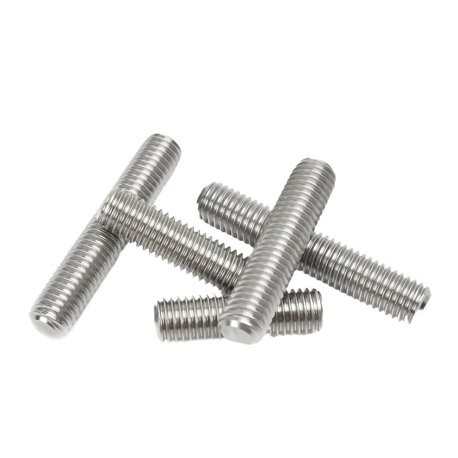 Perno de varilla completa de acero inoxidable M3 M4 M5 304, longitud de 16mm-500mm, tornillos de varillas de rosca sin cabeza completamente métricos(500mm (1pcs),M4)