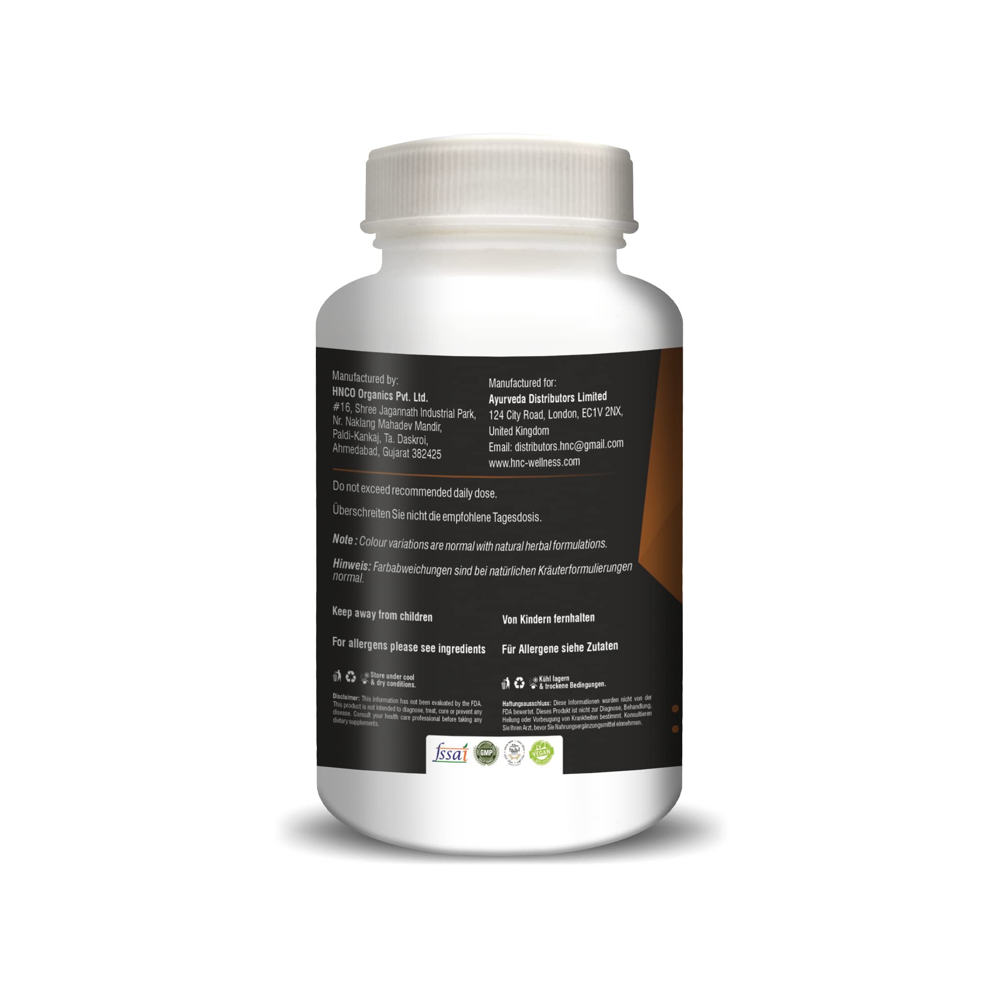 H&C Arjuna Kapseln (Terminalia arjuna) – 450 mg, 120 Stück | für gesundes Herz