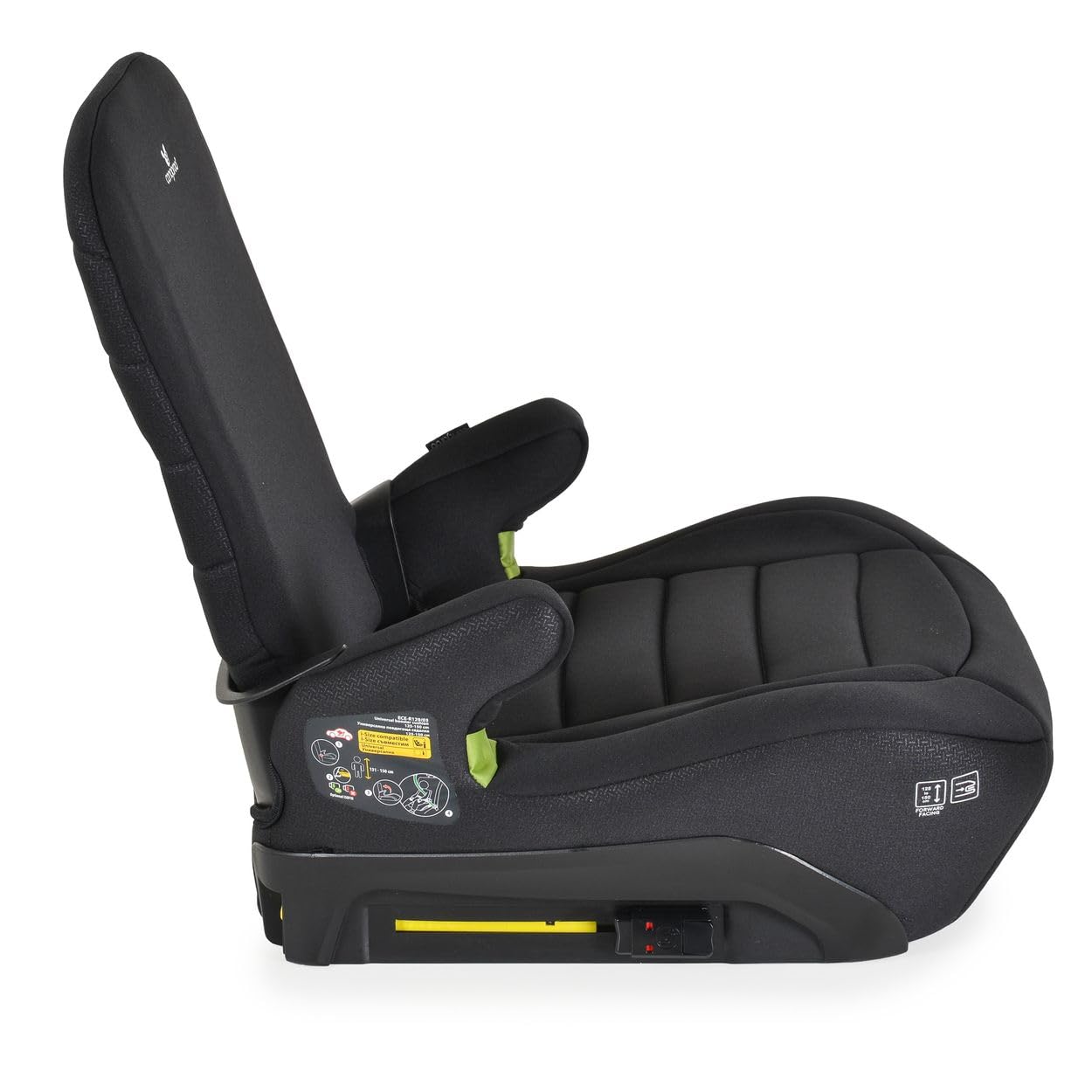 Cangaroo Kindersitz Galaxy i-Size (125-150cm) Gruppe 3, Isofix, Rückenlehne schwarz