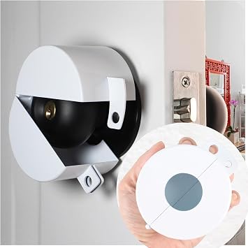 Bedroom Door Locks, Portable Door Locks, and Child Protection Door Handles Without Padlocks to Prevent Rotation and Operation of The Door Handles and Entry into The Keyhole. Yabai