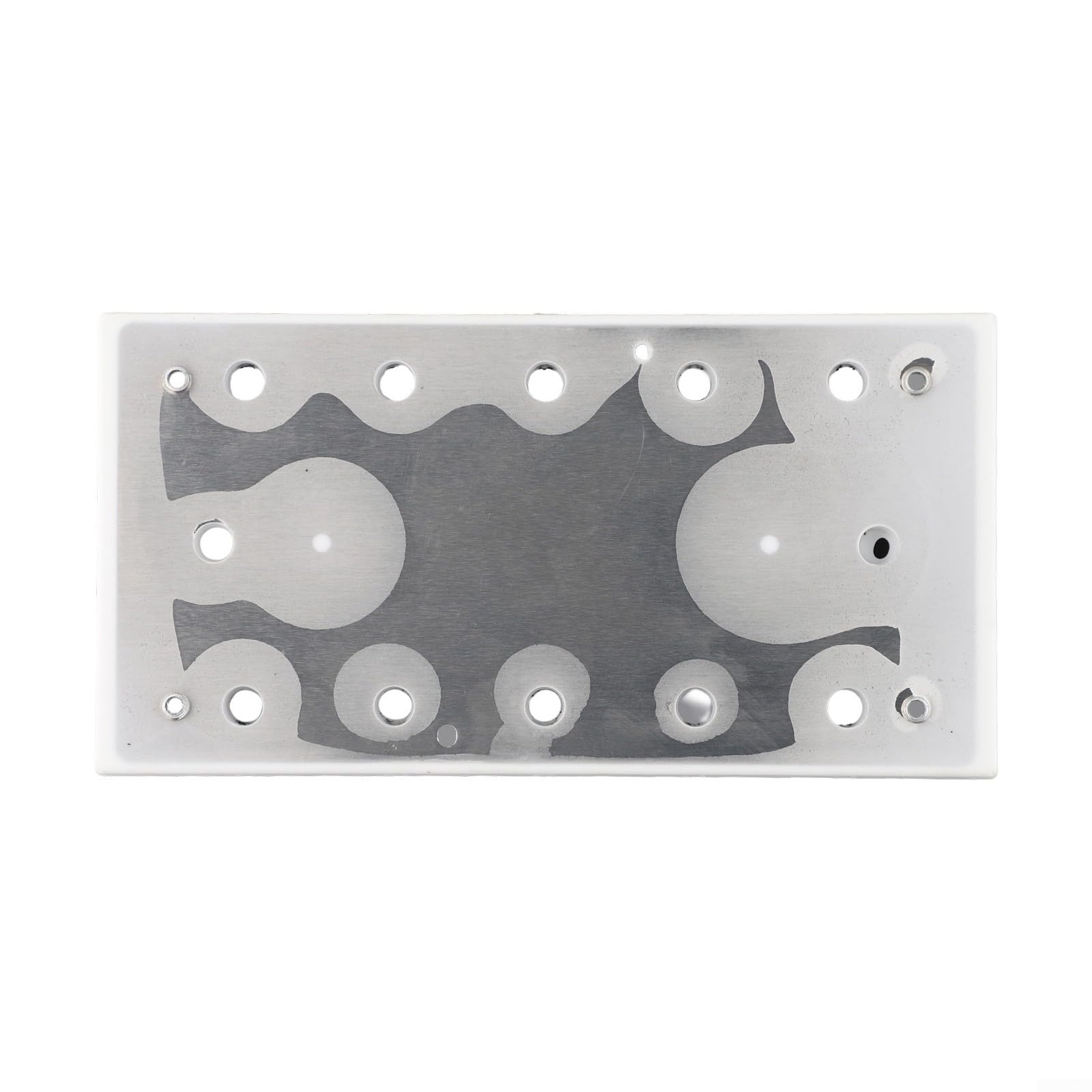 HpLive 10-Loch 6-Loch Schleifpad, 225x115mm Schleifscheibe Quadratisches Schleifpad für Schleifmaschine Austauschbare Schleifplatte