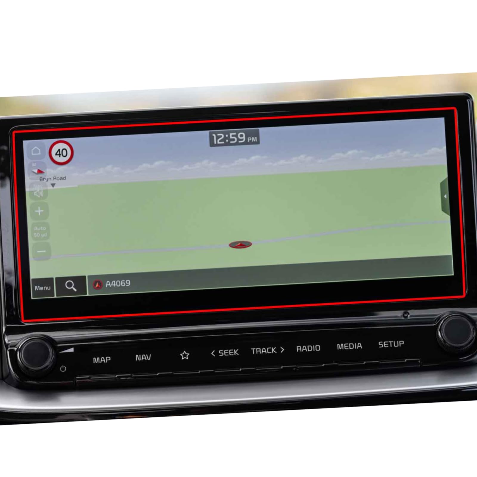 Protector de pantalla para Ceed X 2019 2020: vidrio templado interior coche 5