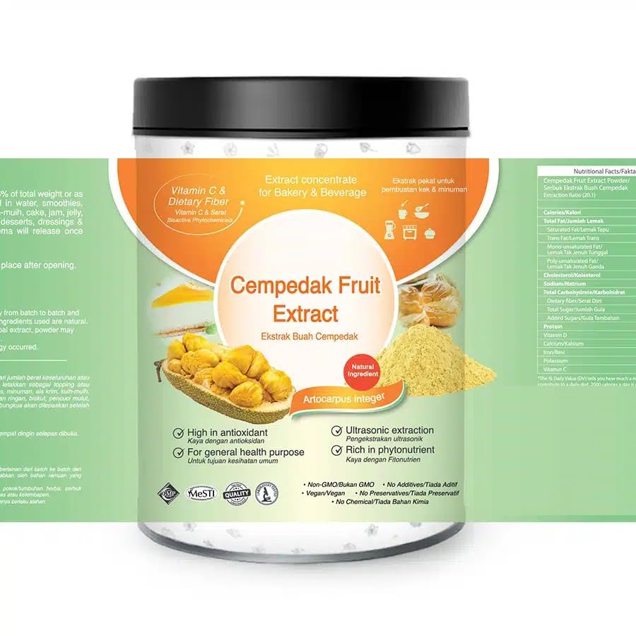 Poudre de Cempedak (Chempédak - Artocarpus integer) - Extrait standardisé 100g pur 100% naturel
