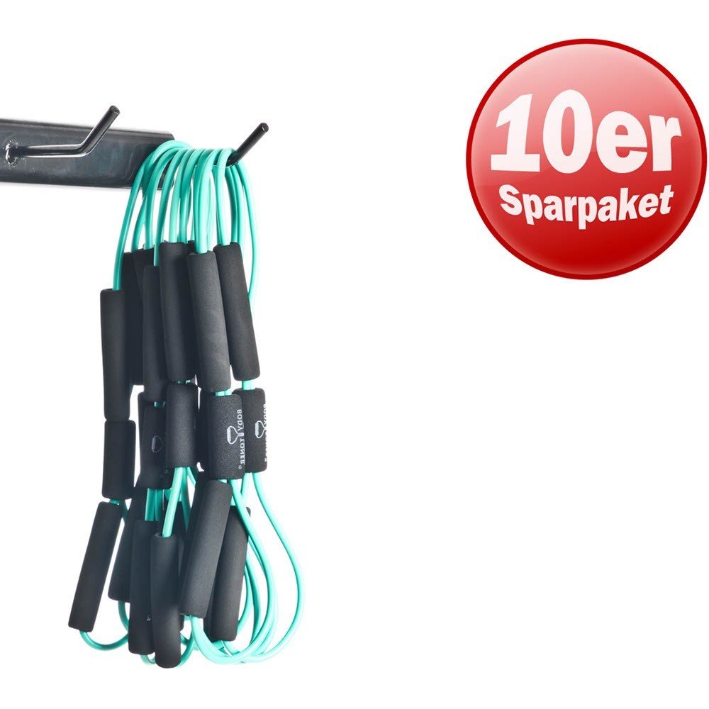 10er Sparpaket Dittmann Body Toner Widerstandsbänder & Expander Fitness Training