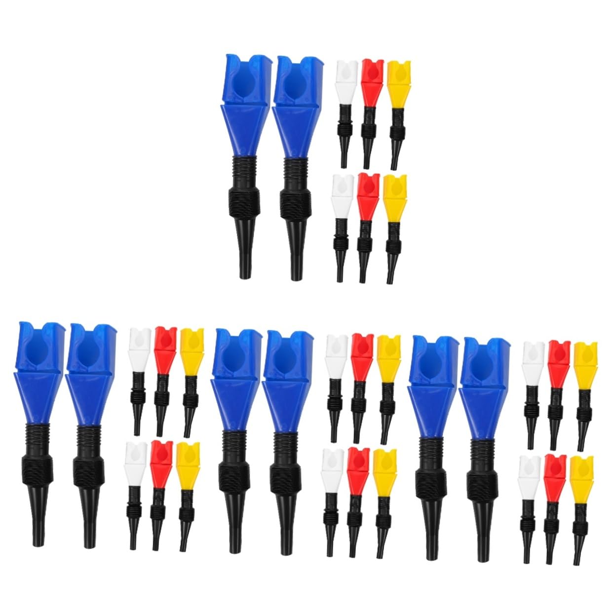 iplusmile 32piezas Embudo De Gasolina Manguera Flexible Para Cambio De Aceite De Automóvil Diseño Prueba De Fugas y Conexión Segura Para Motocicletas y Coches