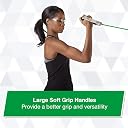 Theraband Professional Resistance Tubing with Soft Grip Handles, Green gallery image