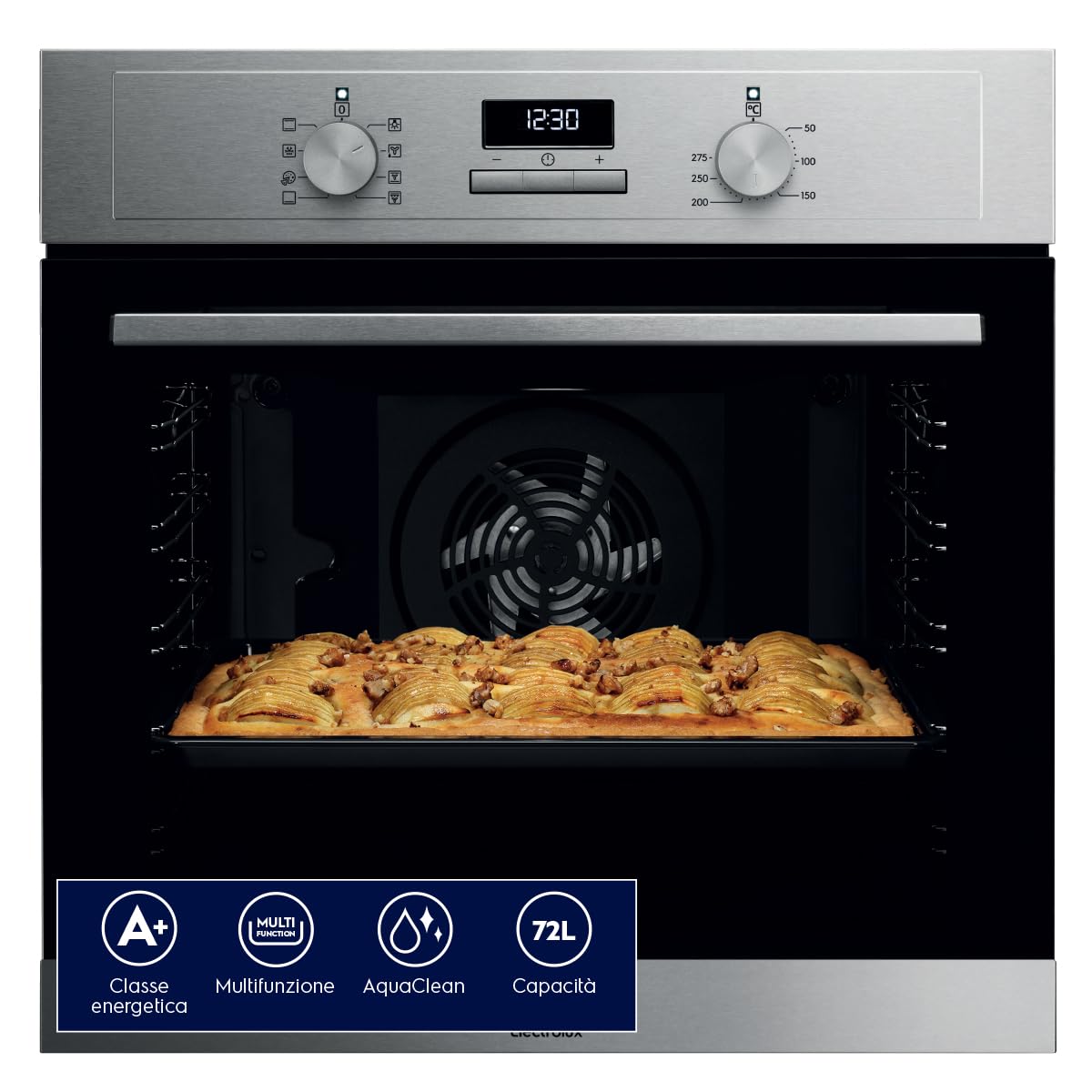 Electrolux EOH3H04X Forno Elettrico Multifunzione 72L SurroundCook Inox