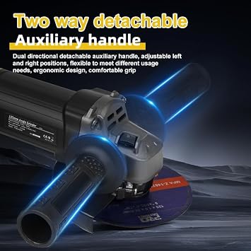 1250w Angle Grinder Variable Speed 230v for Wood Working Household Power Tools with Box By PROSTORMER