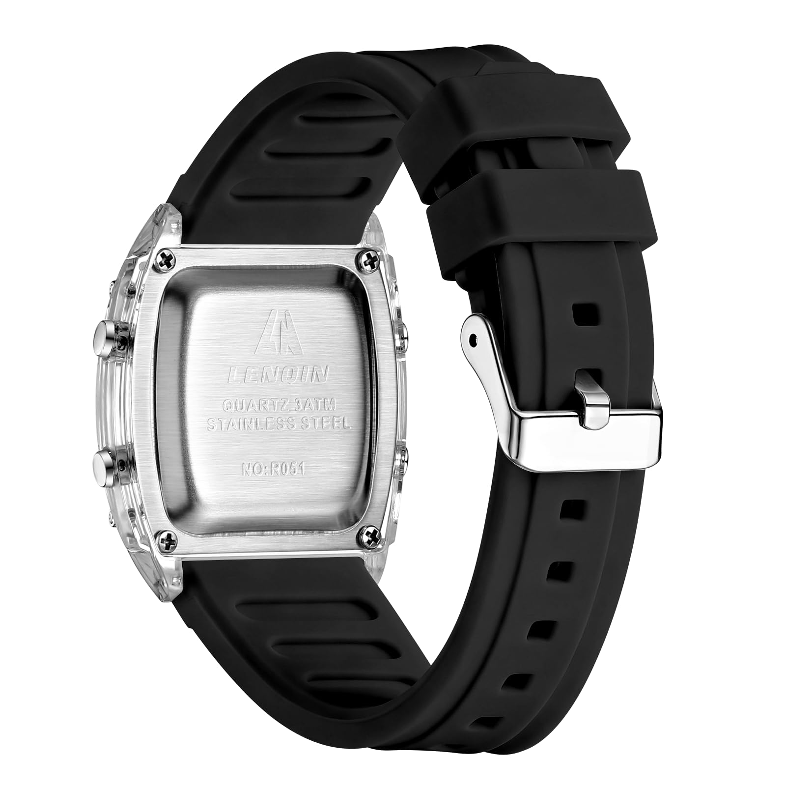 LN LENQIN Digitale wasserdichte Damen-Sport-Armbanduhr für Damen