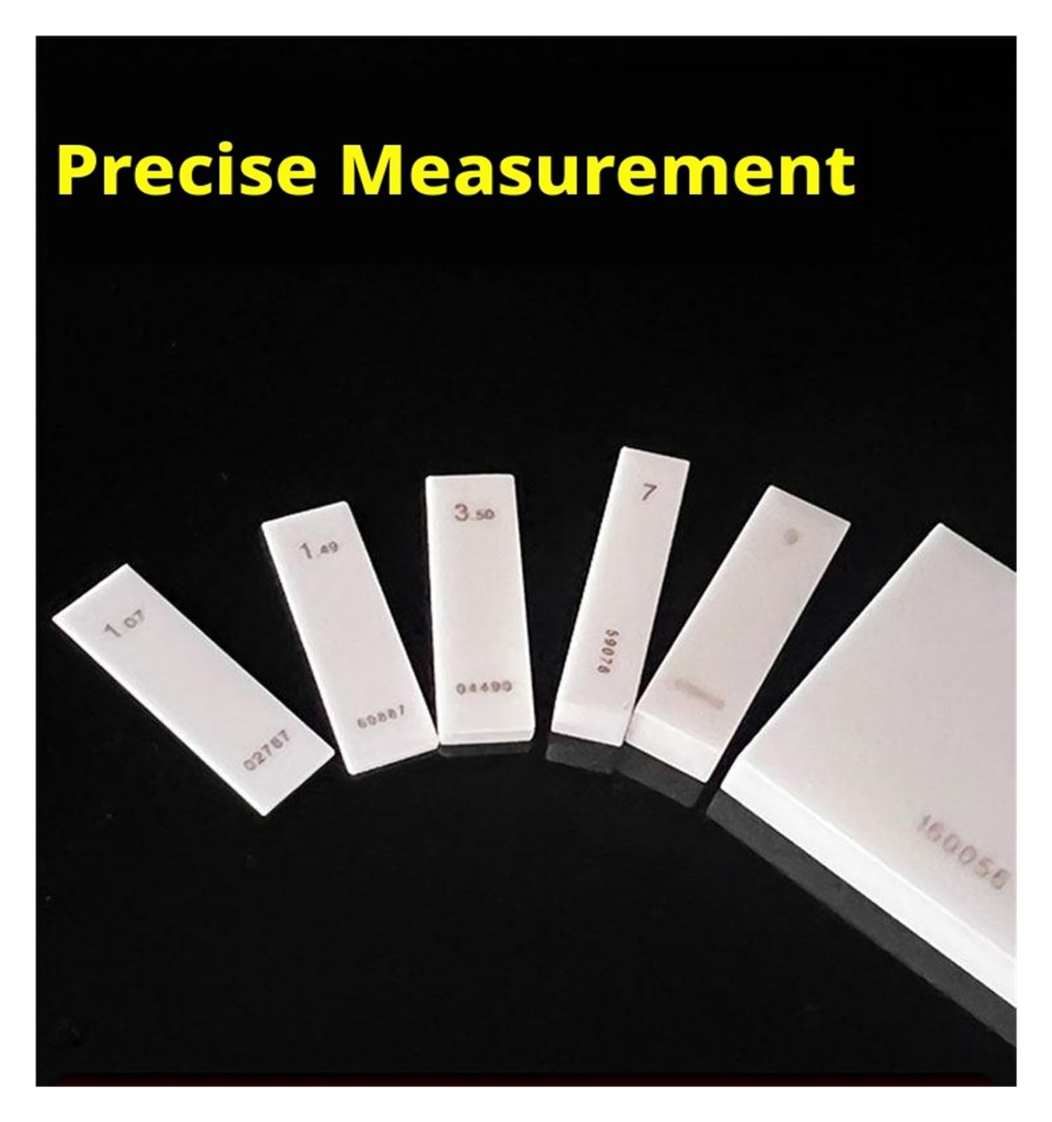 1PC 0.5mm-60mm Calibrazione Standard Blocchi di Riscontro in Ceramica Grado 0 Strumenti di Misurazione di Ispezione Micrometrica per macchinisti(14mm)
