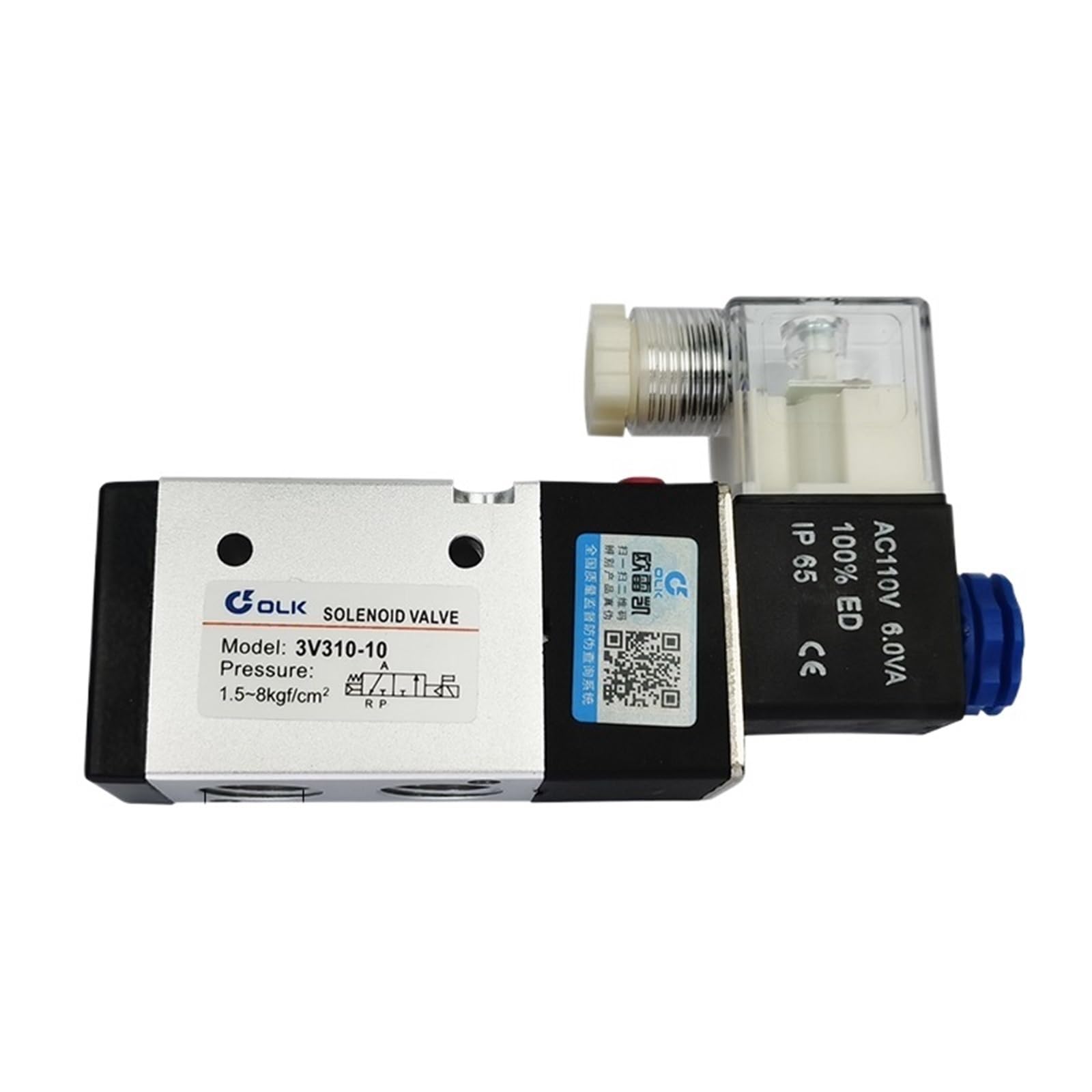 Valve magnétique pneumatique 3V310-10 à 3 voies et bobine alternative 110V