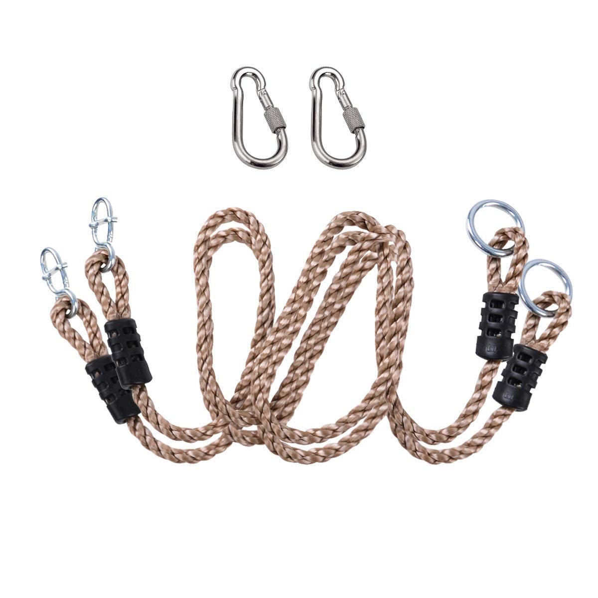 See full amazon price history chart for Shopster Kid Adjustable Climbing Nylon Rope For Outdoor Swings/Playground Set Accessories-180 Cm (6Ft), 2 Carabiner Included, Pack Of 2,Multicolor Shopster Kid Adjustable Climbing Nylon Rope For Outdoor Swings/Playground Set Accessories-180 Cm (6Ft), 2 Carabiner Included, Pack Of 2,Multicolor (B0BC2C1V3N) Amazon Price History, Amazon Price Tracker