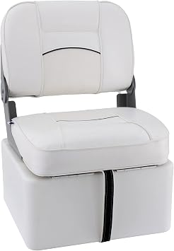 DeckMate Classic Jump Seat With Seat Box - White