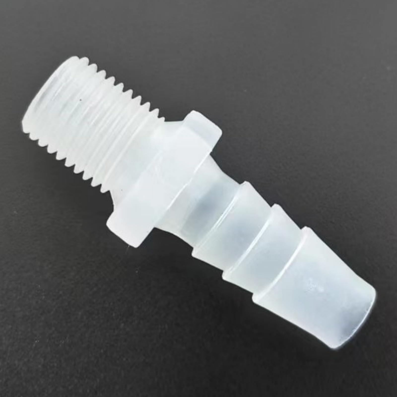 Adaptador de rosca macho de 1/4G, conector de plástico for manguera, conector PP duradero, paquete de 50(3/8inch 9.6mm)