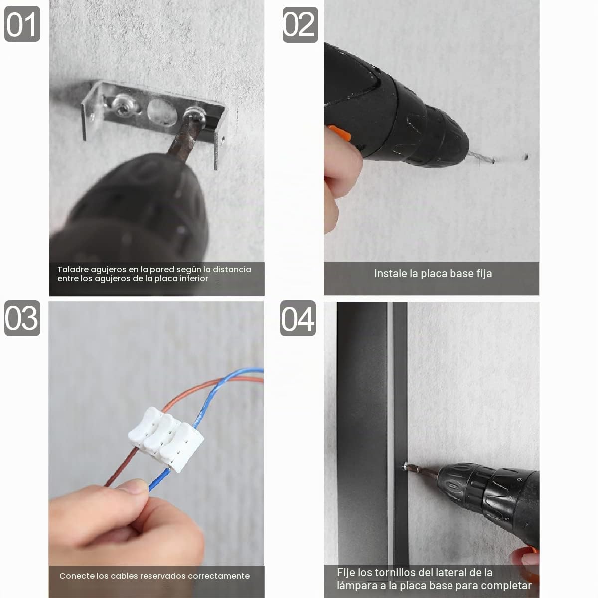 Aplique Pared Exterior Regulable,8W LED Lampara Exterior Pared con Mando a Distancia IP65 Impermeable,Apliques Pared Exterior para Escaleras Pasillos Balcón Patio Jardín Balcón,40CM