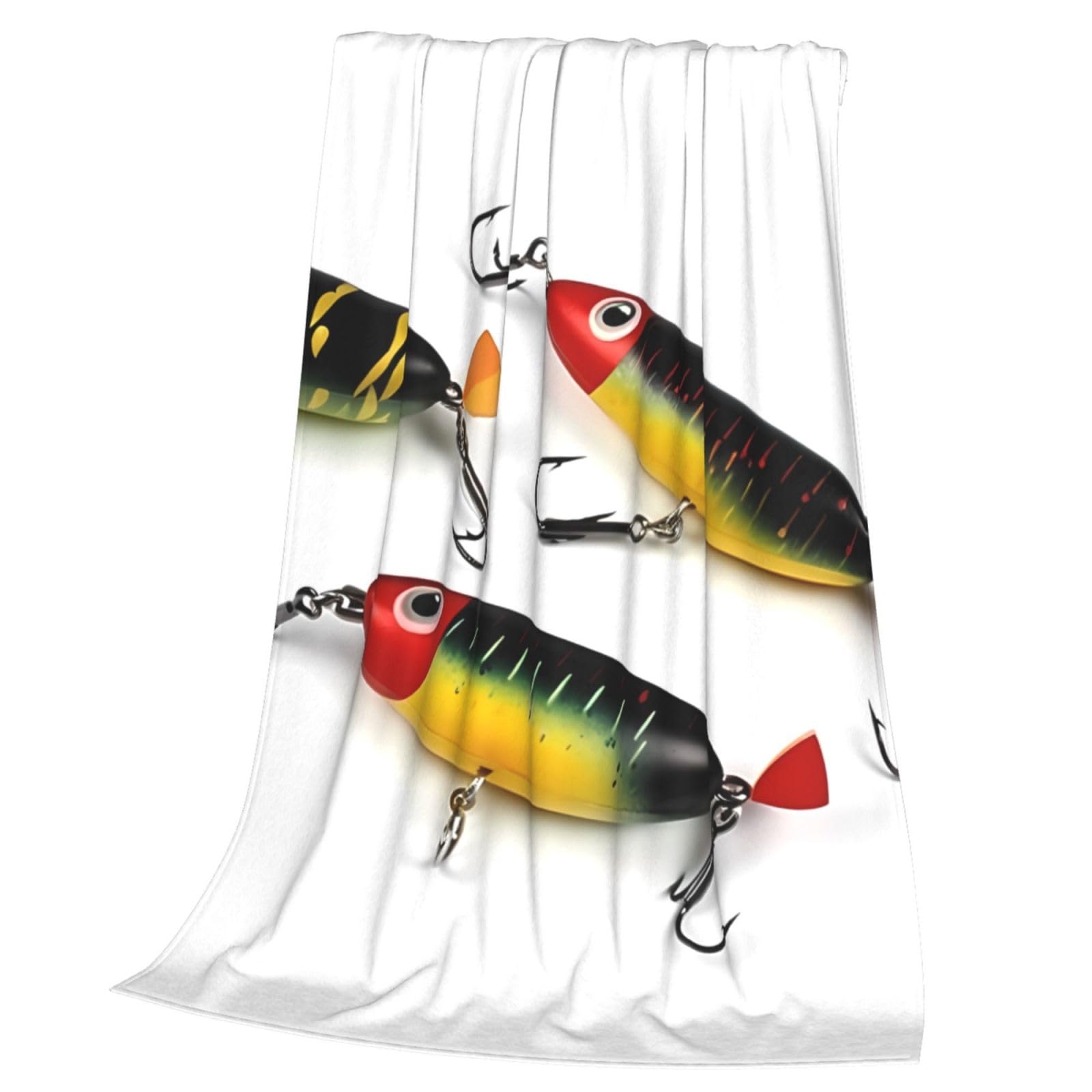 Couverture flanelle douce : cadeau idéal passionné de pêche