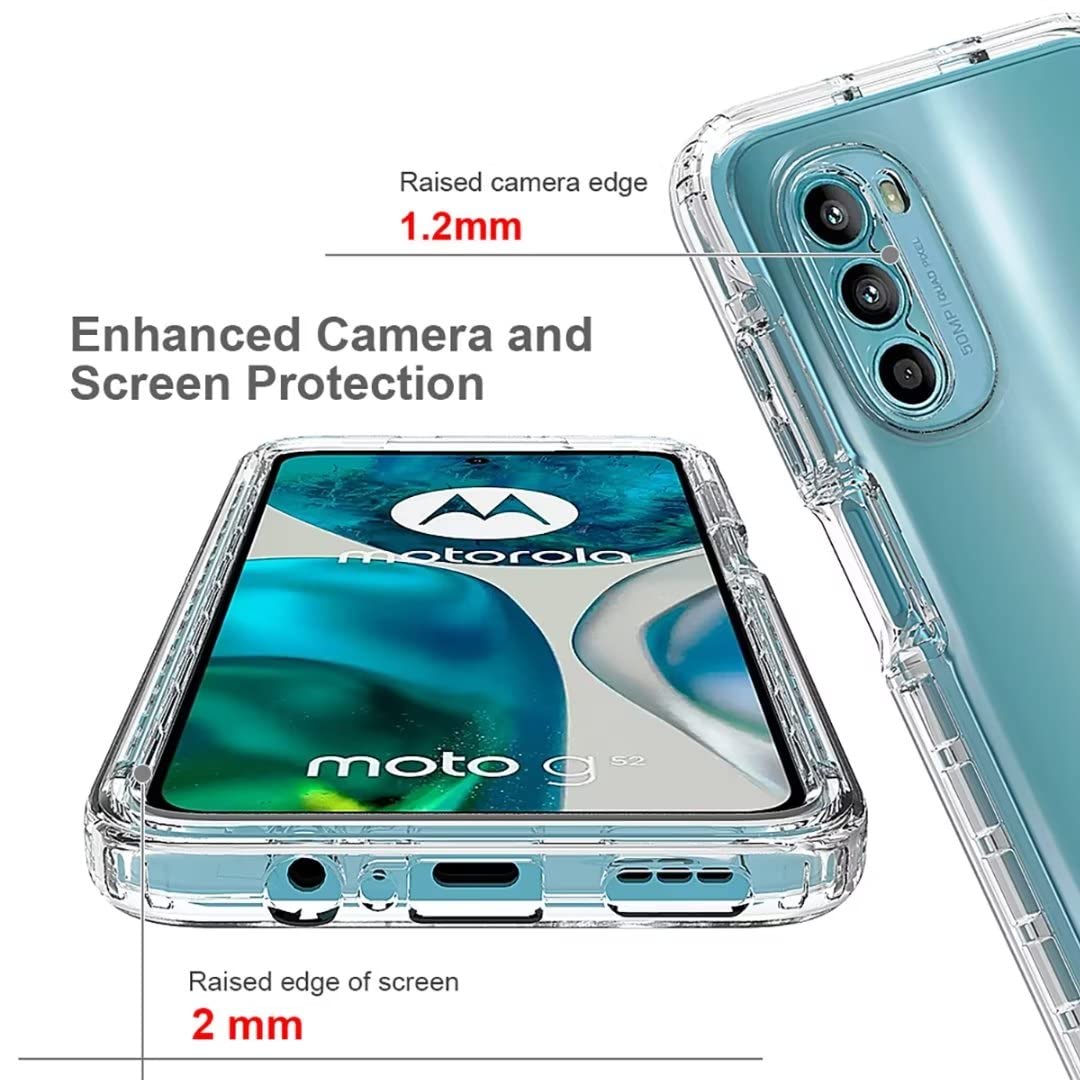 JIAFEI Cover per Motorola Moto G22 Custodia Protettiva in TPU