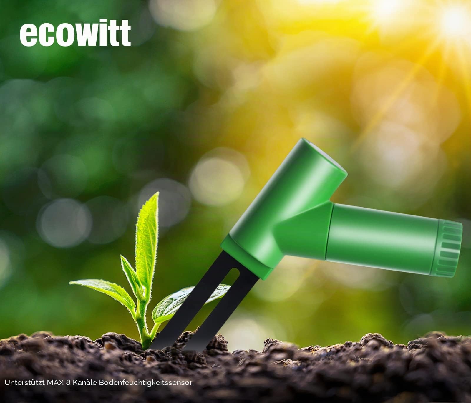 ECOWITT WH51 Bodenfeuchtigkeitssensor Bodenfeuchtigkeitsprüfer - Nur Zubehör, kann Nicht allein verwendet Werden
