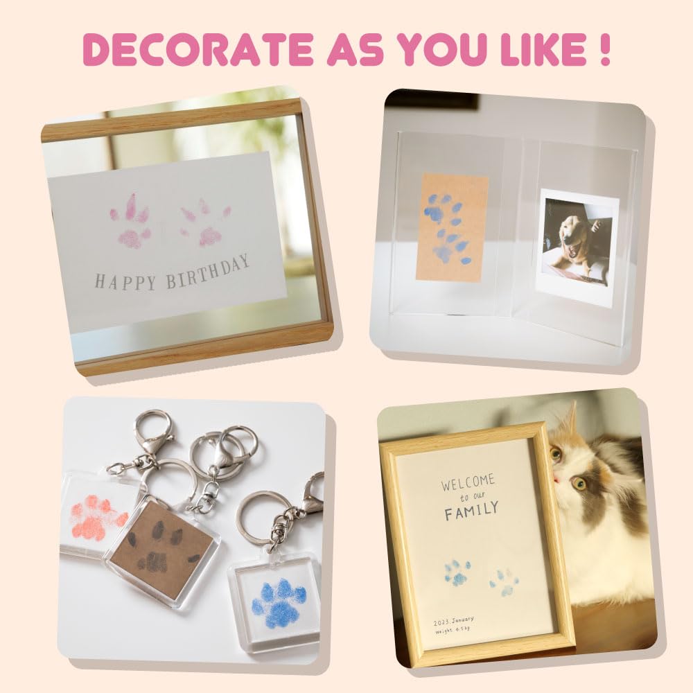 Timbro Autoinchiostrante A Forma Di Zampa Di Cane - Per Biglietti Fedeltà O Decorazioni - Foto 14