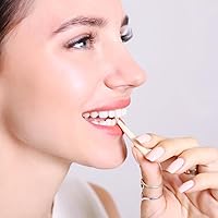Vista 8 de Cepillos interdentales de bambú, limpiador entre dientes, cepillo de limpieza profunda, 40 unidades, tamaño 0, pequeños huecos