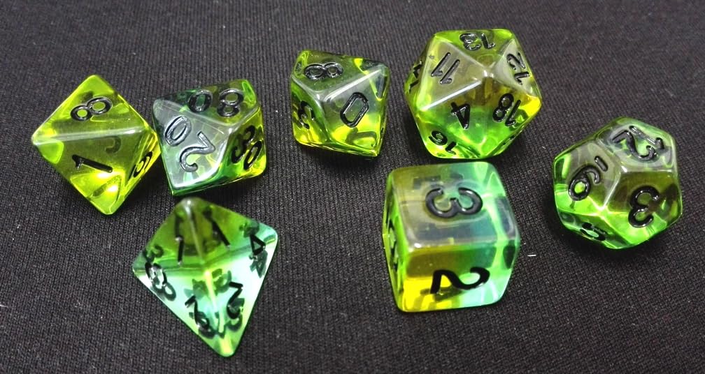 Sirius Dice SDZ000507 Mojito Dice, Set of 7
