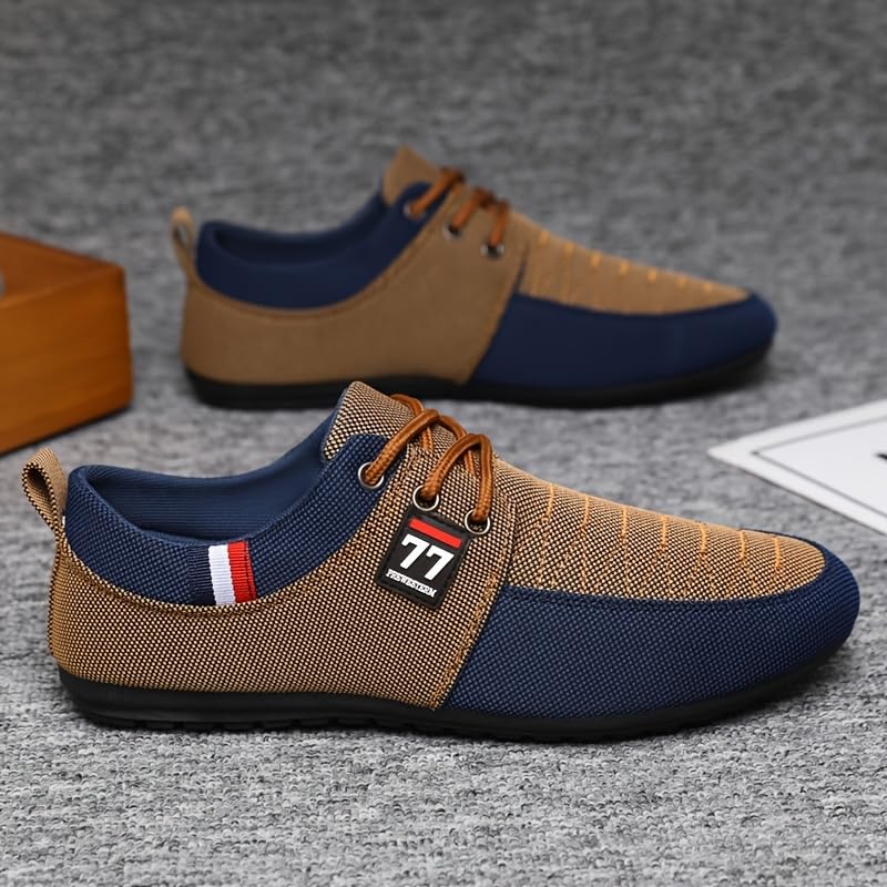 Men's Large Size Loafers - Casual Low-Top Sneakers, Breathable Comfort Design, Lightweight Daily Wear Shoes2