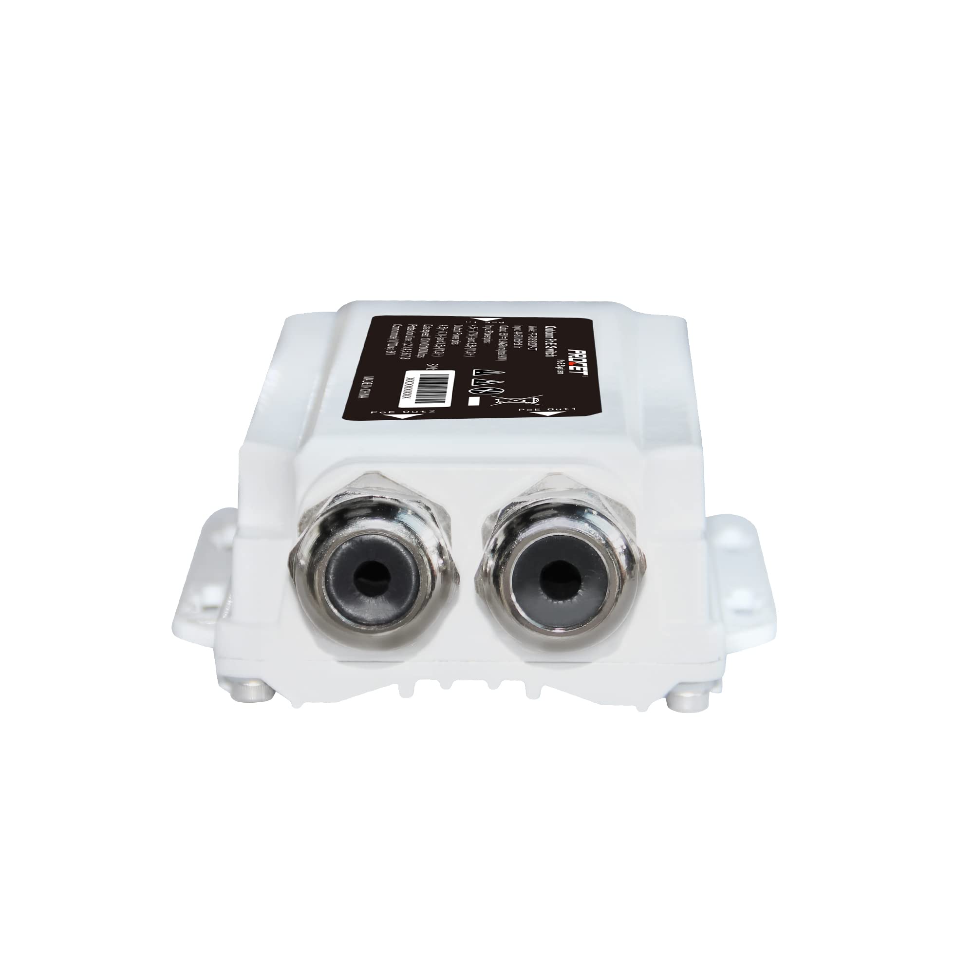 PROCET Outdoor 10 Gigabit PoE Injector Adapter 30W PoE+ IEEE802.3AT IP67 Waterproof Wide Temp -40? to 149? for IP Cameras, Wireless APs, Microwave Radio, PoE+ Powered PD