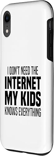 Miniatura 2 de iPhone XR I Don't Need The Internet My Kids Knows Everything - Parents Case