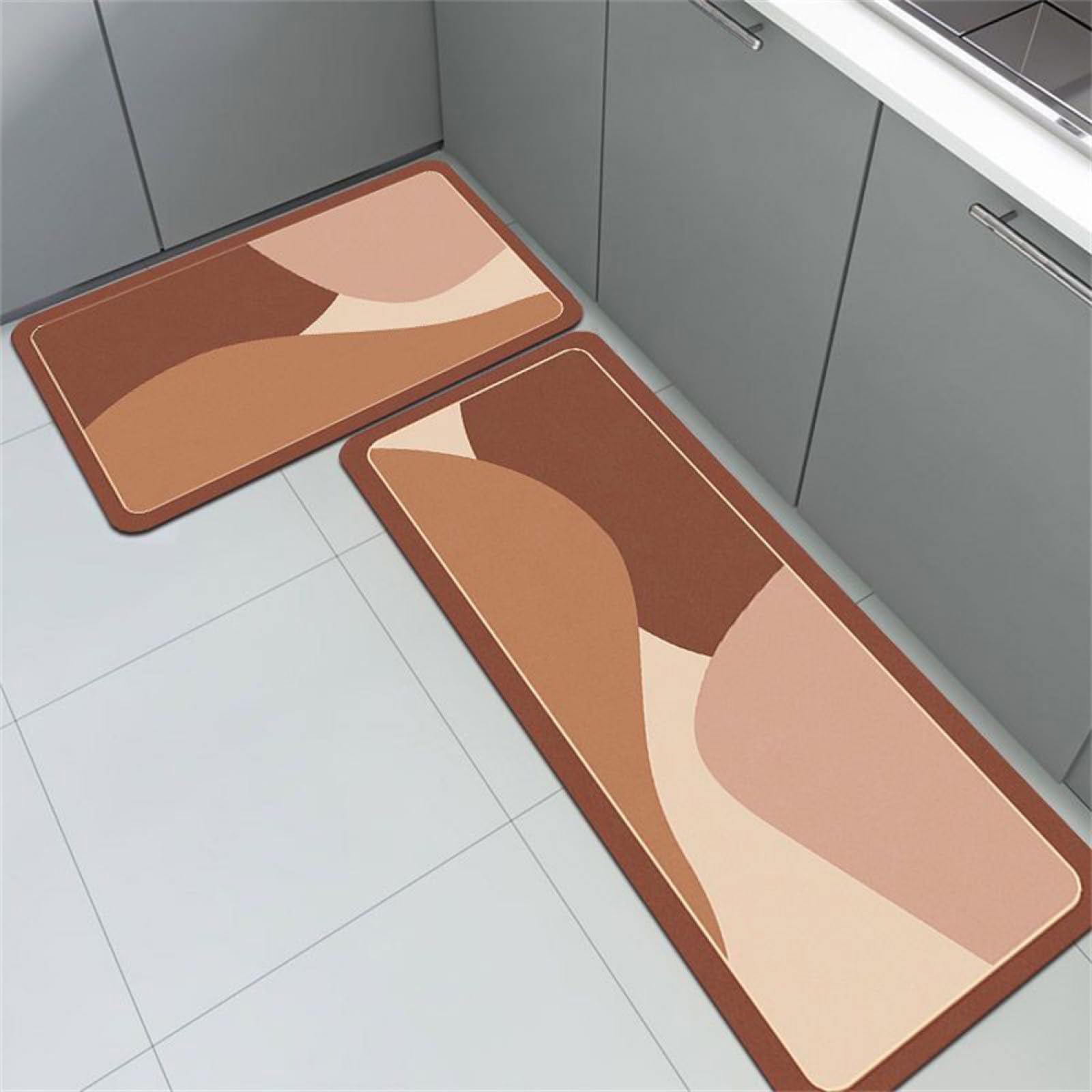 Tapis de cuisine orange pour habiller votre salle à manger