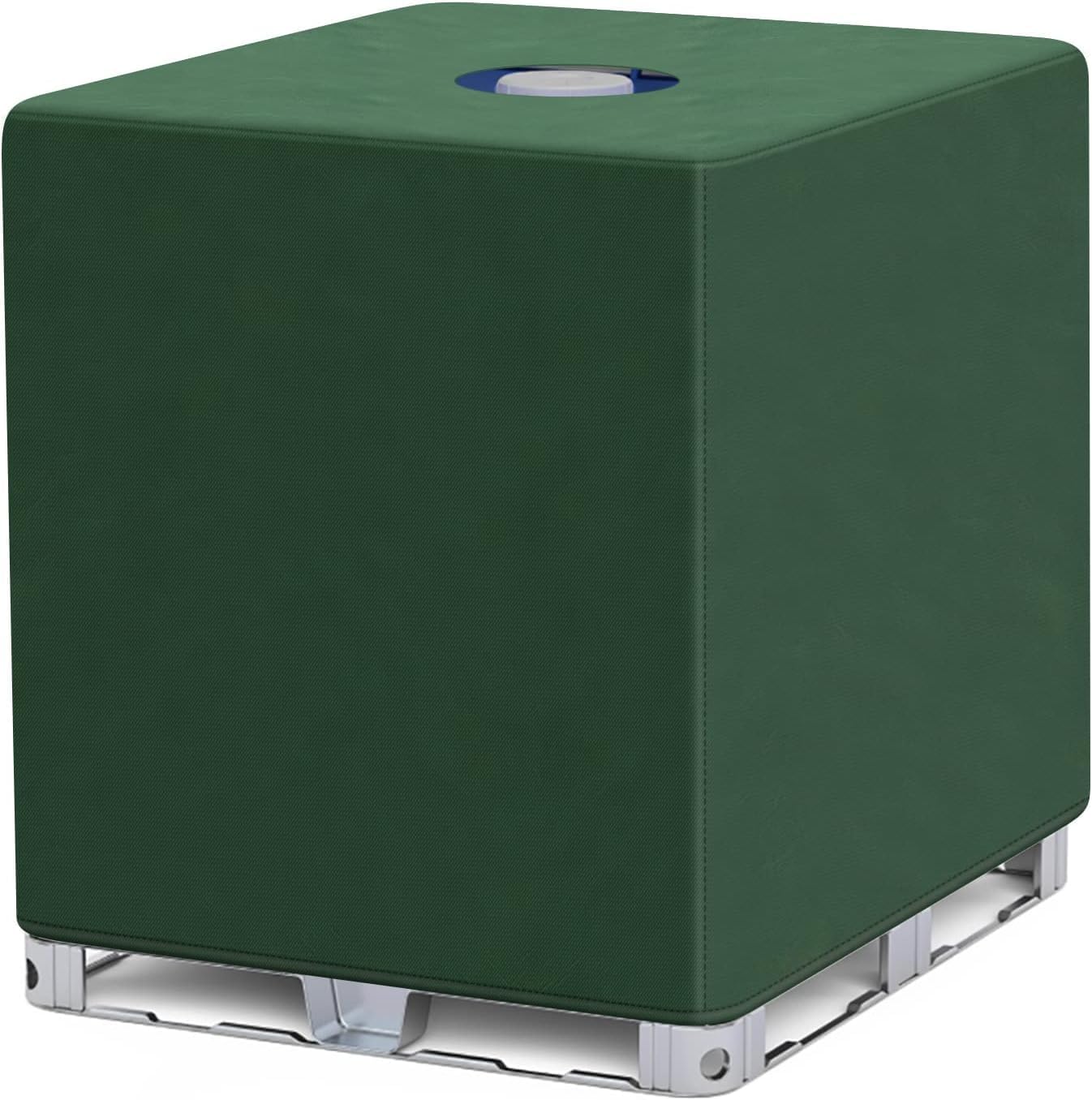 IBC Tote Cover for 1000l Rain Barrel,275 Gallon Outdoor Water Tank Garden Sunshade Water Proof Protective Cover (Green)