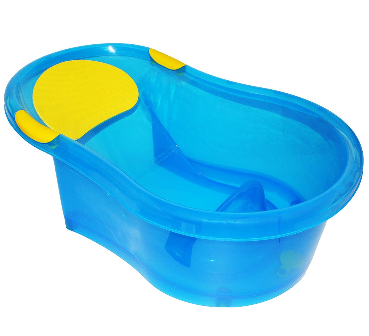 alles-meine.de GmbH XXL Set - zur Geburt - BLAU - Erstausstattung - Badewanne - für Neugeborene & Baby´s - mit Liegeerhöhung & Stöpsel/Trittschemel/Nachttopf/Spielzeug/Wa..