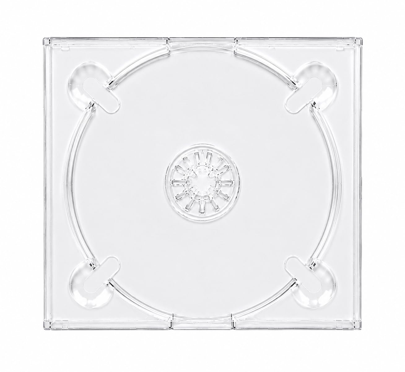 10 x Dragon Trading Clear CD Disc Digitray for Digipacks – Single Disc Transparent CD Tray Insert – 137 x 124 x 4.2mm – Replacement CD Digipak Tray for Albums, Media Packaging & Disc Storage