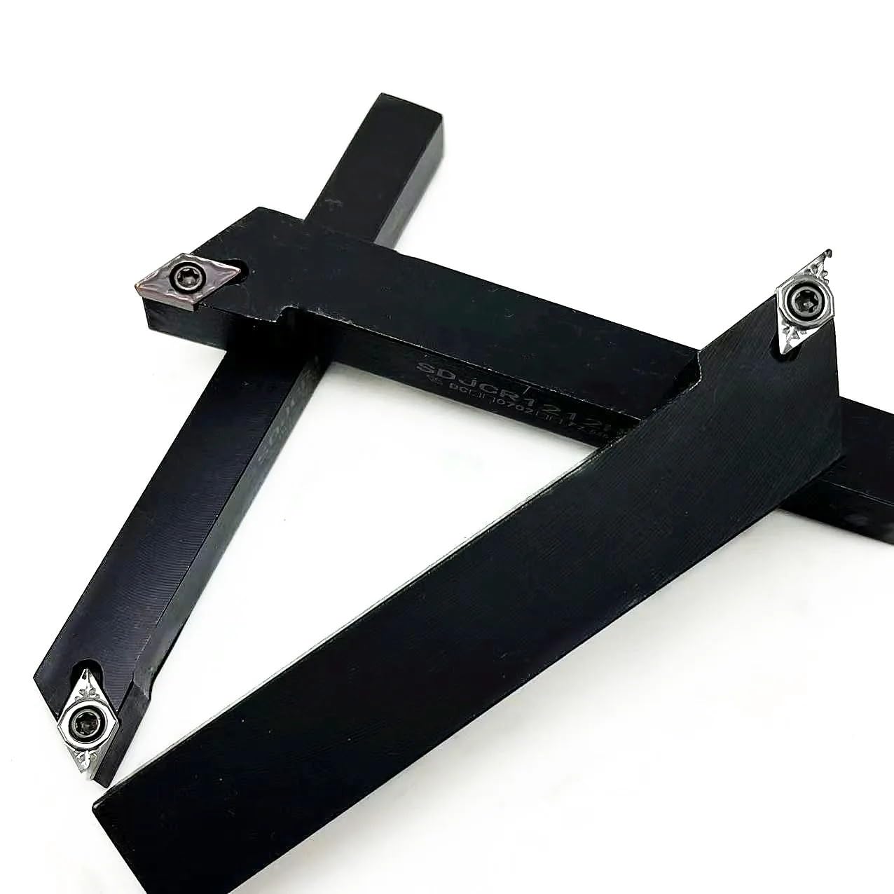 1 porte-outil de tournage en carbure indexable SDJCR1010H07 SDJCR1212H07 SDJCR1616H07 SDJCR2020K07 avec 10 inserts DCGT070204 pour rainurage de tournage (SDJCR1616H07) (SDJCR1616H07) H07)