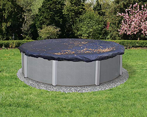 Blue Wave BWC508 24-Ft Round Leaf Net Above Ground Pool Cover,Black thumb #2