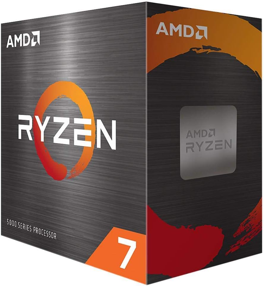 ❤ Crazy Deals AMD-Ryzen 7 5800X 4th Gen 8-core Desktop Processor Without Cooler, 16-Threads Unlocked, 3.8 GHz Up to 4.7 GHz, Socket AM4, Zen 3 Core Architecture, StoreMI Technology w/ HDMI Cable