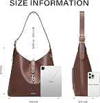 CLUCI Womens Purses and Handbags, Soft Vegan Leather Hobo Bags with Adjustable Strap, Lightweight Slouchy Shoulder Bag