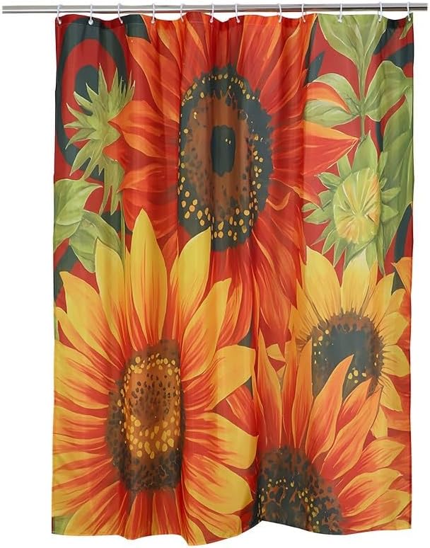 Sunflower Bath Set 16-Piece by Lakeside