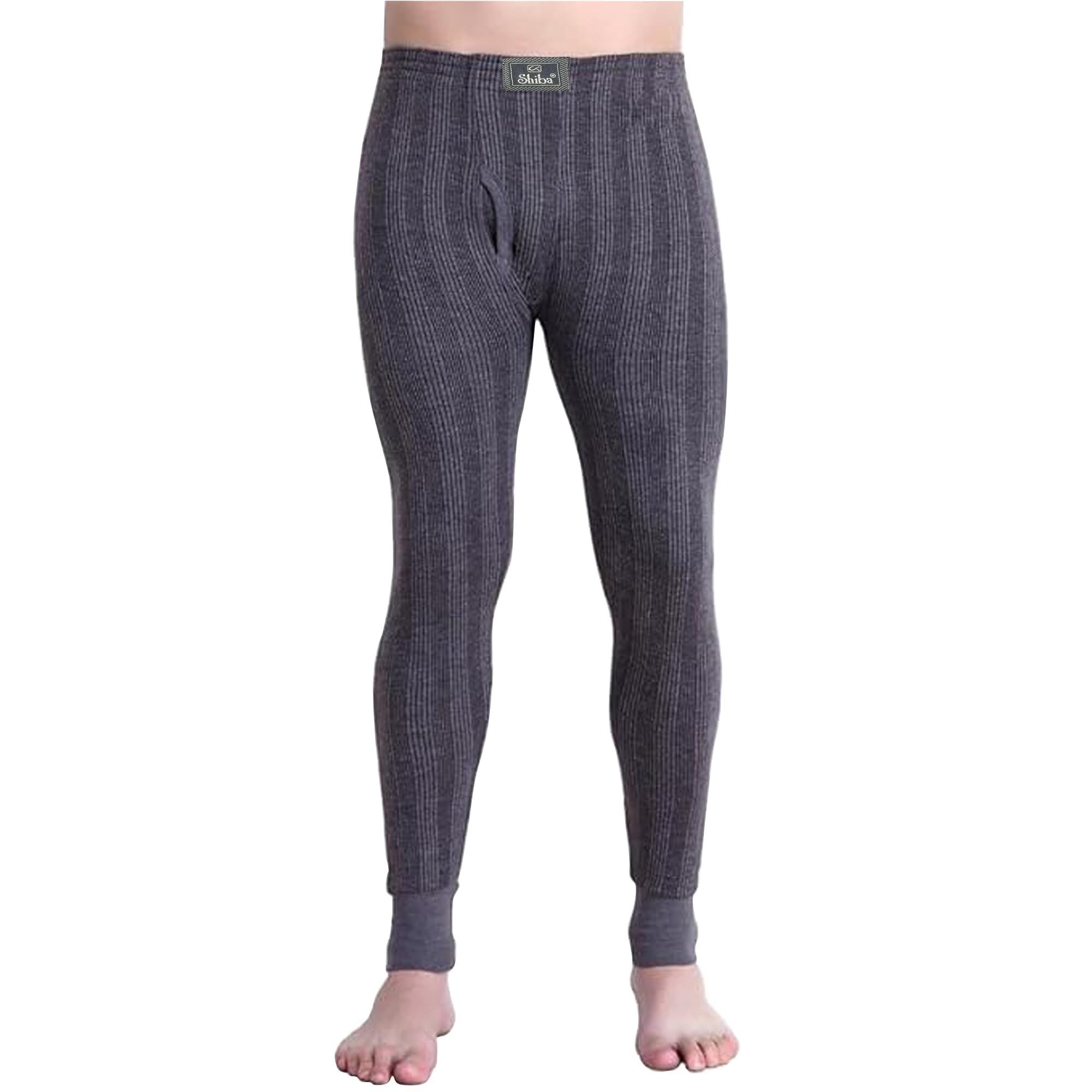 Men's Charcoal Melange Casual Solid Regular Fit Thermal Trouser | Pant | Pyjama | Body Warmer Bottoms | Winter Wear for Men-image-28
