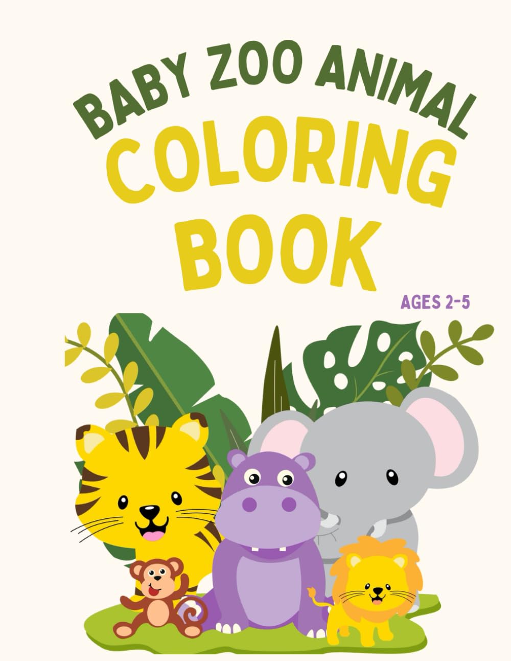 Zoo Animal Coloring Book
