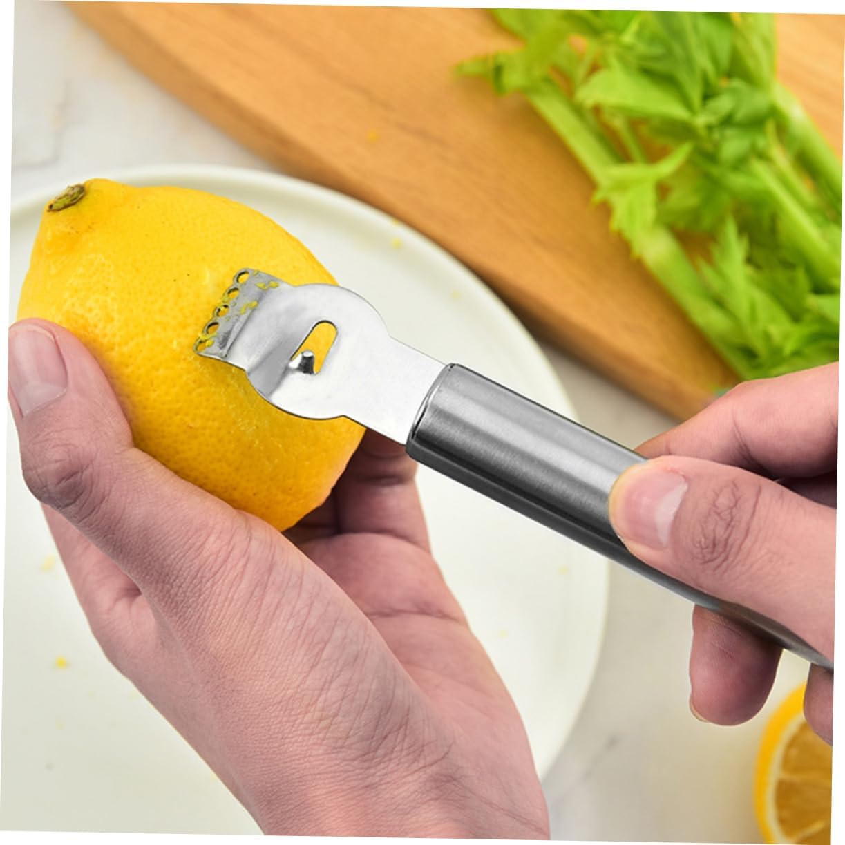 3Pcs Stainless Steel Lemon Grater and Zester for Fruit