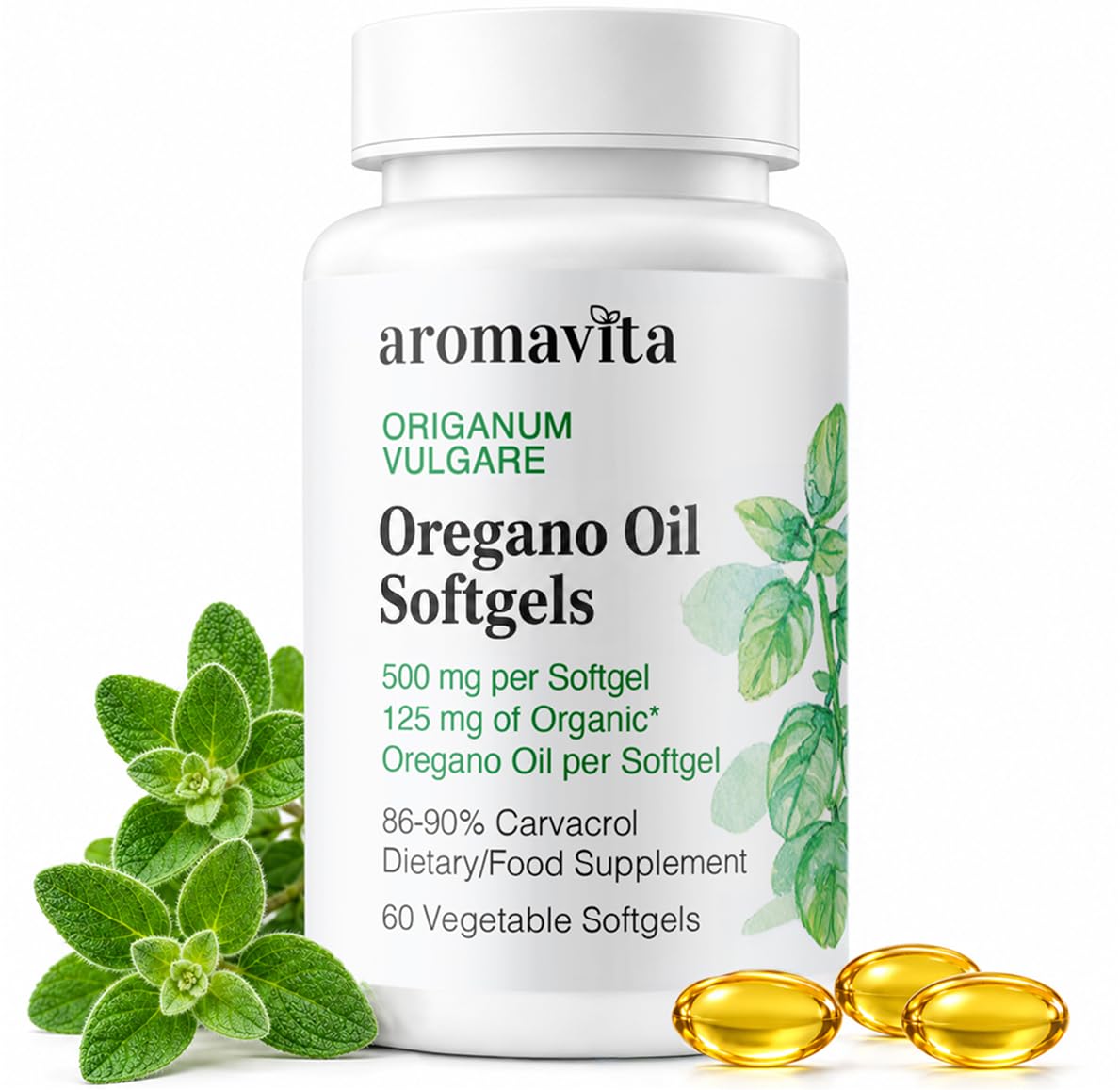 AROMAVITA Oregano Oil Softgels