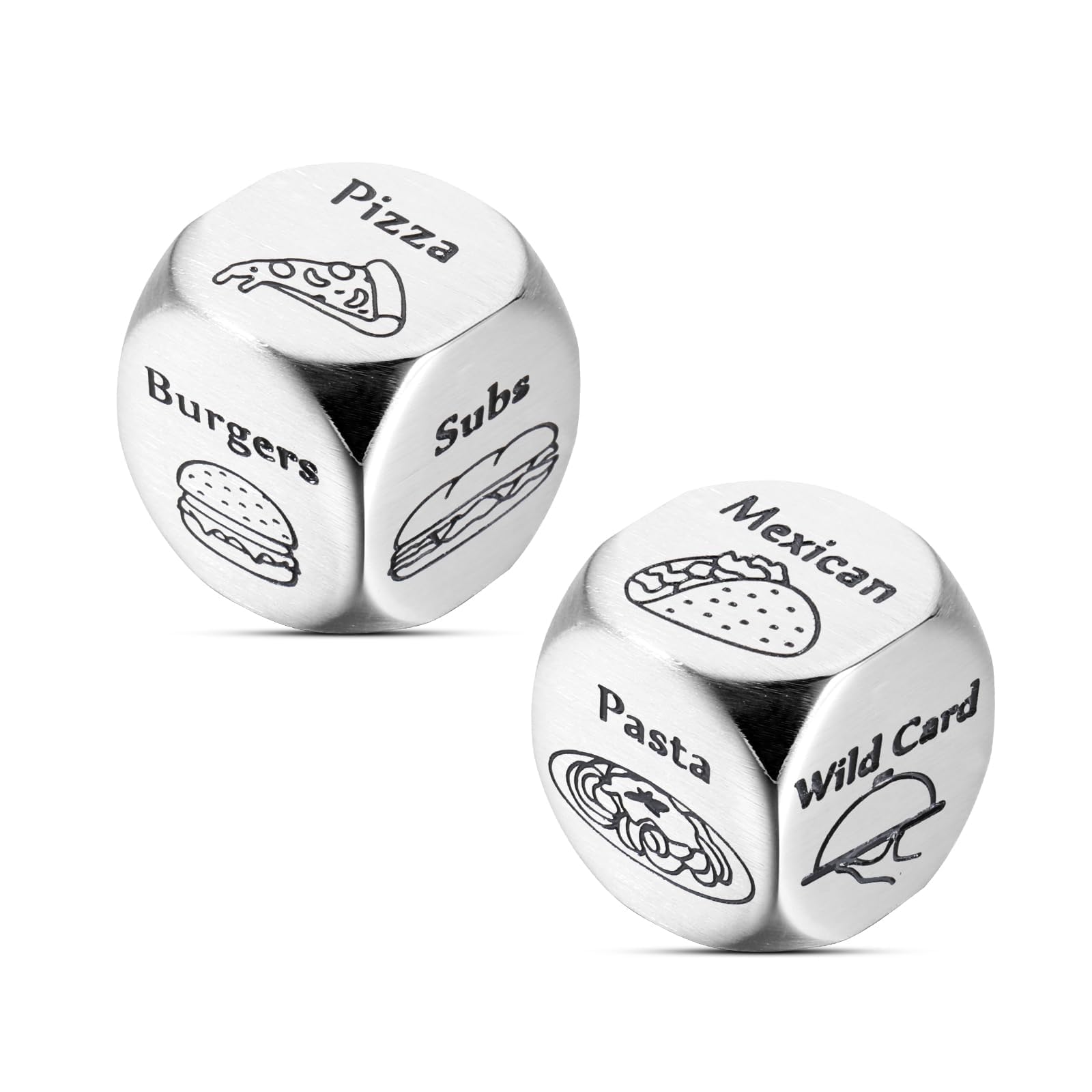 Anniversary Food Dice Girlfriend Boyfriend Date Night Decision Gifts for Adults Birthday for Wife Husband Wedding One Year 11 Year Anniversary Couples Valentine Gifts for Her Him Women Men