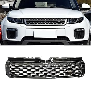 Amazon | HZYCKJ 車フロントアッパーグリル グリル 光沢ブラック