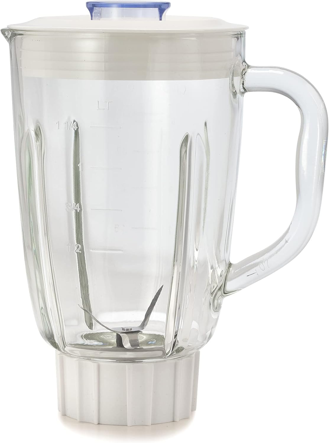 Dominion D4001WP Countertop Blender with 48oz Plastic Jar, 10-Speed Settings, Pulse Function, Sharp Stainless Steel Blade, White