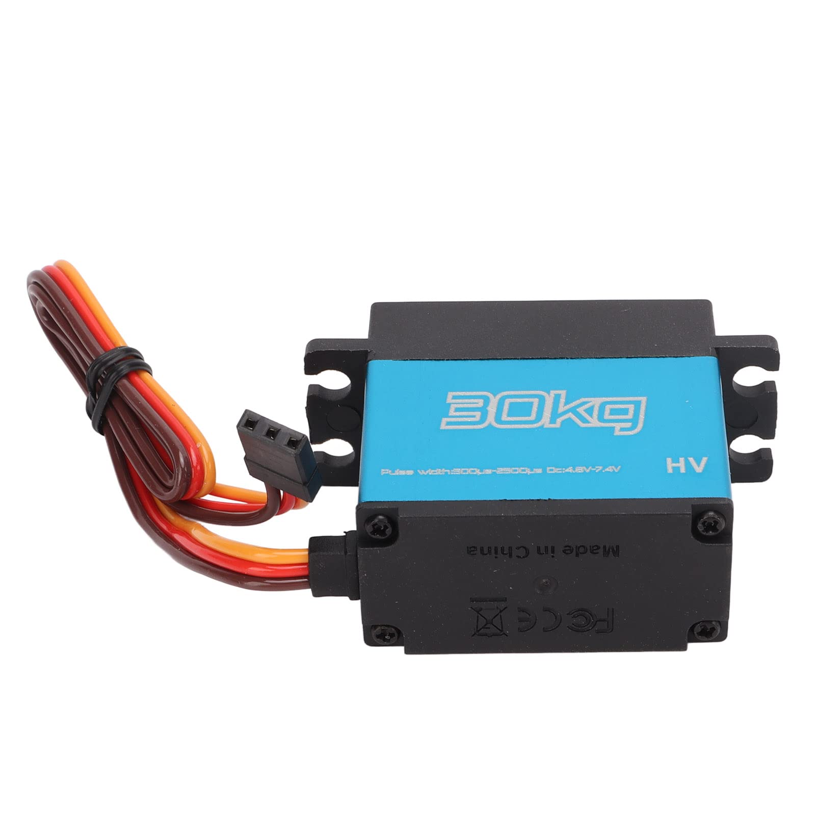 4 Stück 30 kg RC Metal Gear Digital Servo mit 25 T Metall-Servoarm für 1/10 ferngesteuertes Autoflugzeug